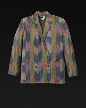 Suit: jacket, blouse, and skirt designed by Willi Smith, 1969-1987. Creator: Willi Smith.