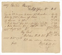 Record of taxes on property, including enslaved persons, owned by Edward Rouzee, October 27, 1808. Creator: Unknown.