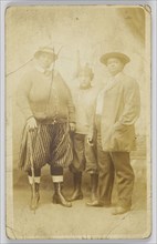 Photographic postcard of three unidentified women, 1904-1918. Creator: Unknown.