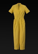 Yellow jumpsuit designed by Willi Smith, 1969-1987. Creator: Willi Smith.