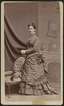 Carte-de-visite portrait of Anna M. Stanton, 1869-1877. Creator: Horning's Photographic Rooms.