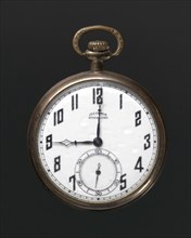 Pocket watch owned by Harry T. Moore, ca. 1920s. Creator: Illinois Watch Company.