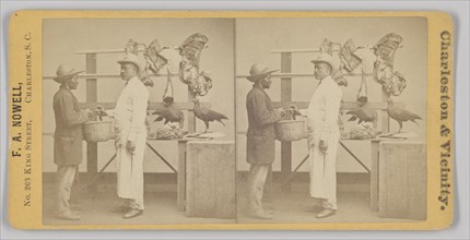 Market Scene, 1880-1888. Creator: Frank A. Nowell.