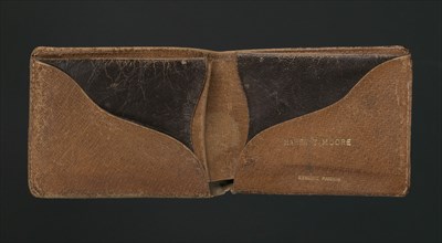 Wallet belonging to Harry T. Moore, early to mid 20th century. Creator: Unknown.