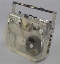 Reel-to-reel tape recorder and reels used by sound engineer Russell Williams II, ca. 1972 (manufactu Creator: Kudelski Group.