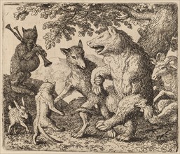 All Rejoice for the Bear and the Wolf, probably c. 1645/1656. Creator: Allart van Everdingen.