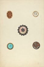 Buttons, 1935/1942. Creator: Mary Fitzgerald.