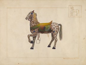 Carousel Horse, c. 1938. Creator: Samuel Fineman.