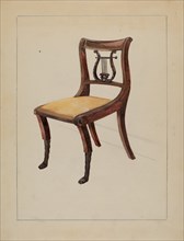 Chair, 1935/1942. Creator: Bessie Forman.