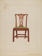 Chair, 1937. Creator: Samuel Fineman.