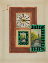 Clock, c. 1936. Creator: Albert Eyth.
