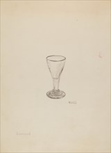 Cordial Glass, c. 1936. Creator: Frank Fumagalli.