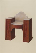 Dressing Table, c. 1939. Creator: William H Edwards.