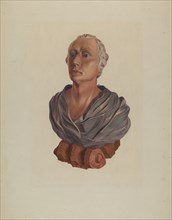 Figurehead: Bust of Washington, c. 1937. Creator: Betty Fuerst.