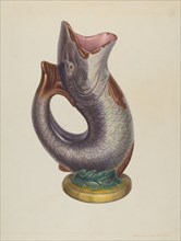 Fish Pitcher, c. 1938. Creator: Edward L Loper.