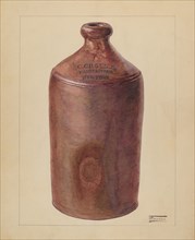 Ink Bottle, c. 1936. Creator: Frank Fumagalli.