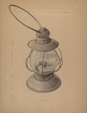 Kerosene Lantern, 1939. Creator: Samuel Faigin.
