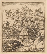 Landscape with Millstone near a Cask, probably c. 1645/1656. Creator: Allart van Everdingen.