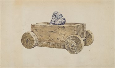 Miner's Cart, c. 1937. Creator: Frank Eiseman.