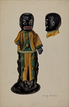 Negro Hand Puppet, c. 1936. Creator: Beverly Chichester.