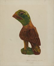 Pa. German Carved Bird, c. 1939. Creator: William H Edwards.