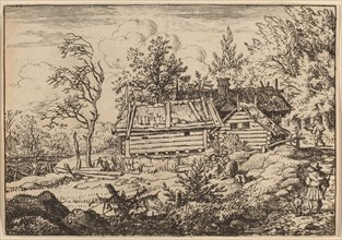 Pilgrim with a Dog, probably c. 1645/1656. Creator: Allart van Everdingen.