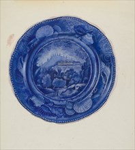 Plate, c. 1936. Creator: Beverly Chichester.