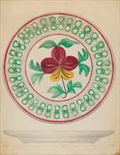 Plate, c. 1936. Creator: Albert Eyth.