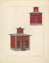 Red School House Bank, c. 1937. Creator: William O. Fletcher.