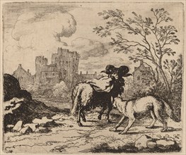 Reynard Asks the Ram to Deliver a Document, probably c. 1645/1656. Creator: Allart van Everdingen.