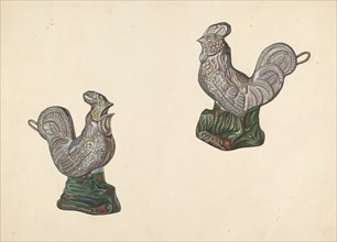 Rooster Coin Bank, c. 1938. Creator: William O. Fletcher.