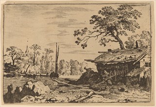 Ruinous Hut, probably c. 1645/1656. Creator: Allart van Everdingen.