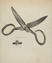 Scissors, c. 1936. Creator: Roberta Elvis.