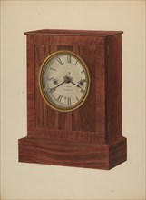 Shelf Clock, c. 1940. Creator: Harry Eisman.