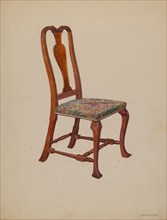 Side Chair, 1936. Creator: Harry Eisman.