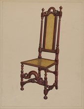 Side Chair, 1936. Creator: Harry Eisman.