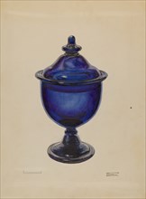 Sugar Bowl with Cover, c. 1936. Creator: Frank Fumagalli.