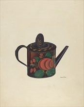 Teapot, 1935/1942. Creator: George File.
