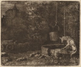 The Wolf and the Well, probably c. 1645/1656. Creator: Allart van Everdingen.