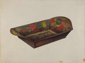 Toleware Bread Tray, 1935/1942. Creator: Mildred Ford.