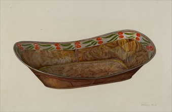 Toleware Bread Tray, c. 1941. Creator: Mildred Ford.
