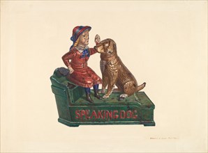 Toy Bank: Speaking Dog, 1935/1942. Creator: Edward L Loper.