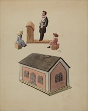 Toy School House, c. 1936. Creator: Raoul Du Bois.