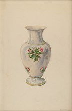 Vase, c. 1938. Creator: Byron Dingman.