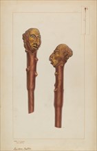 Walking Stick, c. 1937. Creator: Edward L Loper.
