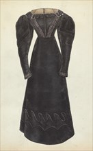 Woman's Dress, 1935/1942. Creator: Bessie Forman.