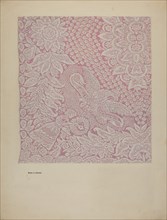 Woven Textile, 1935/1942. Creator: Byron Dingman.