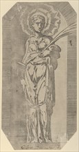 A female Saint, 16th century. Creator: Geoffroy Dumoûtier.