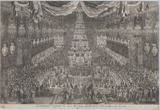 Coronation of Charles XI, Stockholm, December 20, 1672, 1672. Creator: Georg Christoph Eimmart.