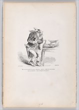 My new master from Scenes from the Private and Public Life of Animals, ca. 1837-47. Creator: Louis-Henri Brevière.